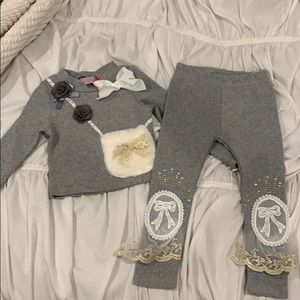 Ciao Milano grey set 12 month year old set